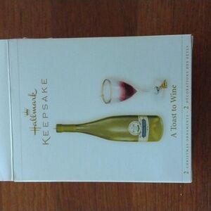 Vintage Hallmark Toasting Ornament